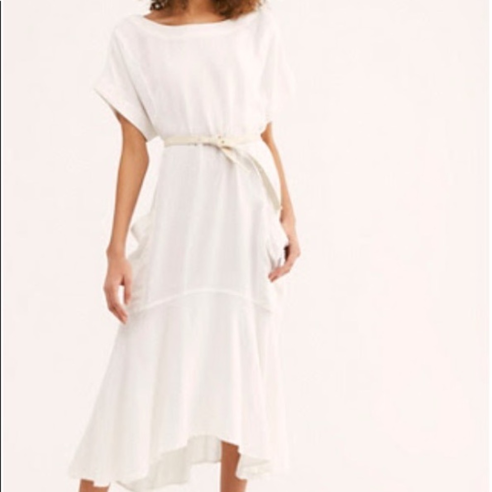 Free People Crisp and Cool Midi Dress